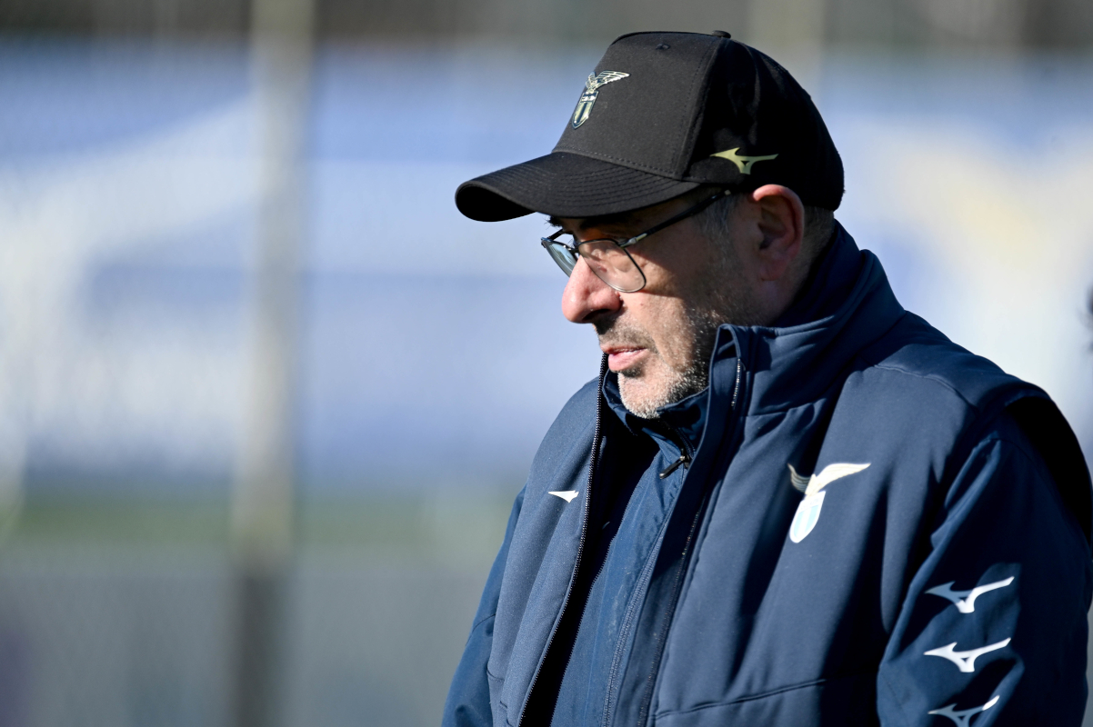 SS LAZIO: Pelatih Maurizio Sarri.