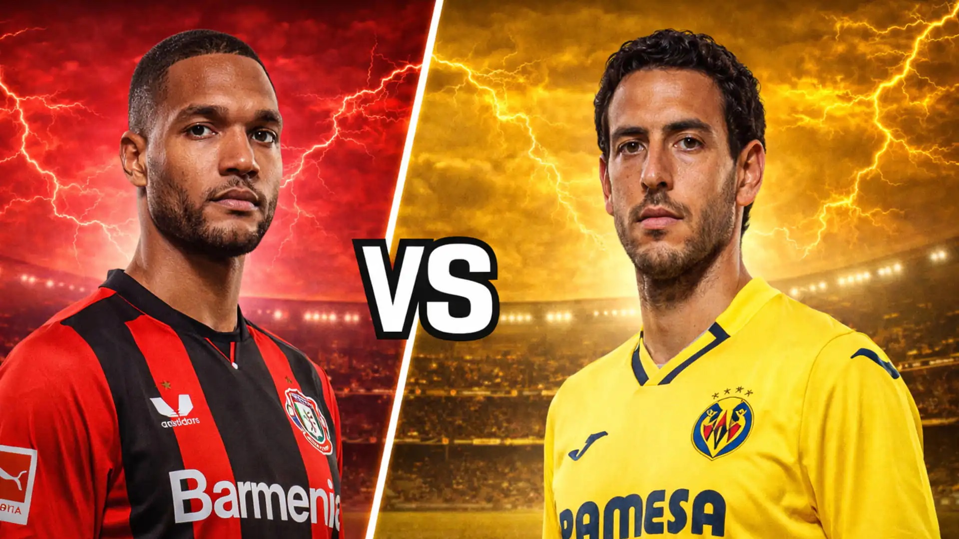 LAGA UCL: Bayer Leverkusen vs Villareal.