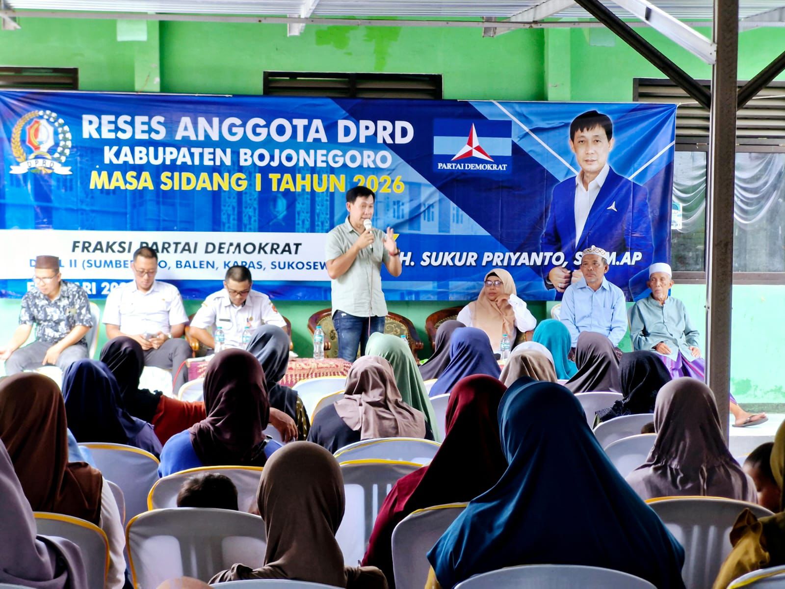 ASPIRASI : Di kegiatan reses ini kepala desa menyampaikan unek-unek terkait penurunan anggaran 2026.