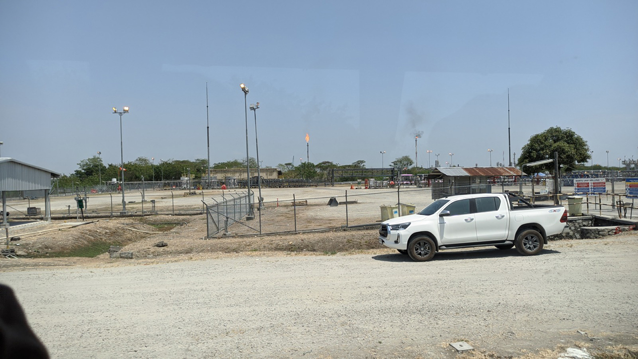 LAPANGAN MIGAS: DBH Migas sudah mulai cair di awal tahun. (DOKUMENTASI RADAR BOJONEGORO)