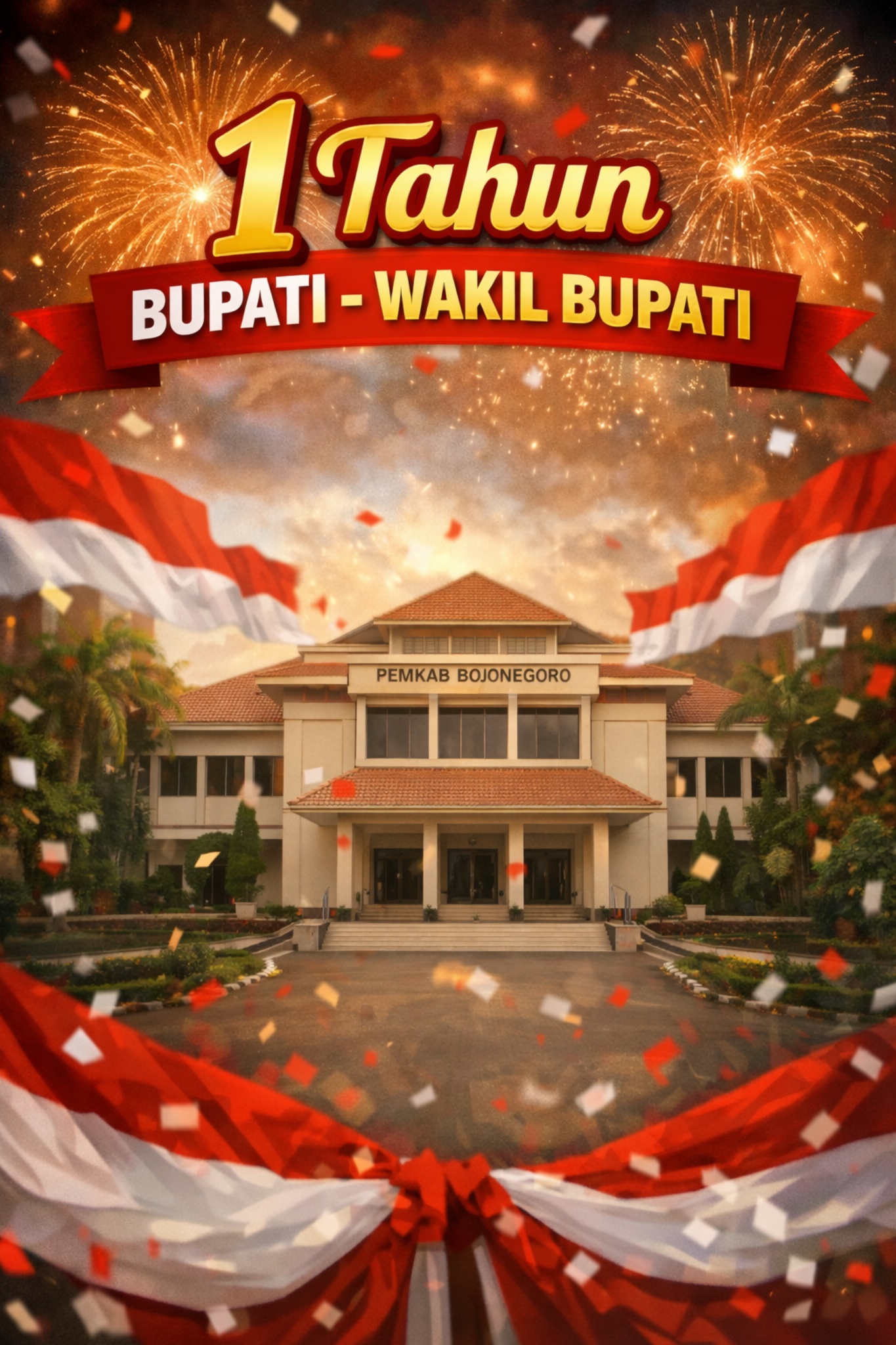 SATU TAHUN BUPATI-WAKIL BUPATI BOJONEGORO : Angka kemiskinan turun