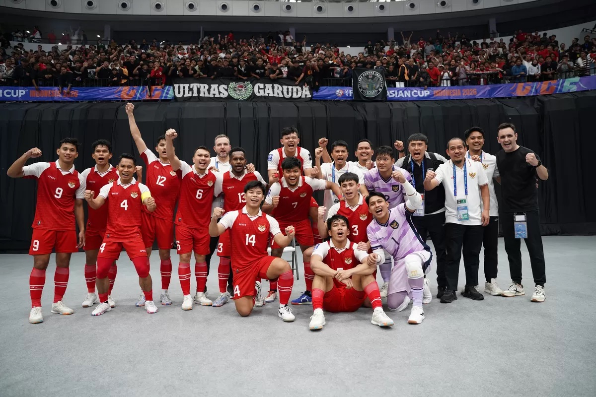 TIMNAS FUTSAL: Cetak sejarah baru timnas futsal Indonesia.