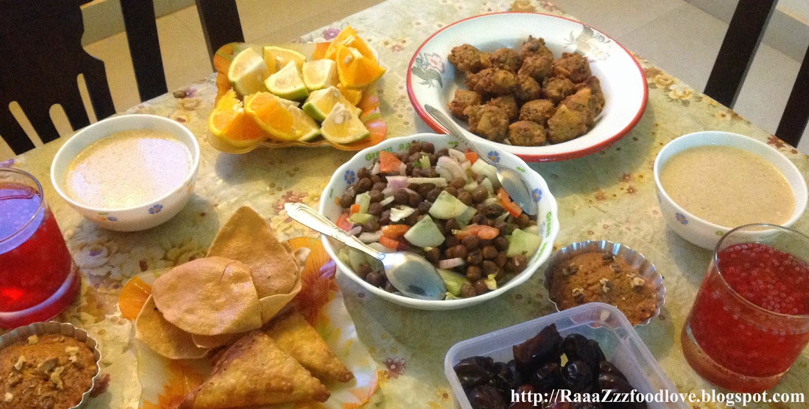 MENU SEHAT: Pilihan menu buka puasa yang sehat.