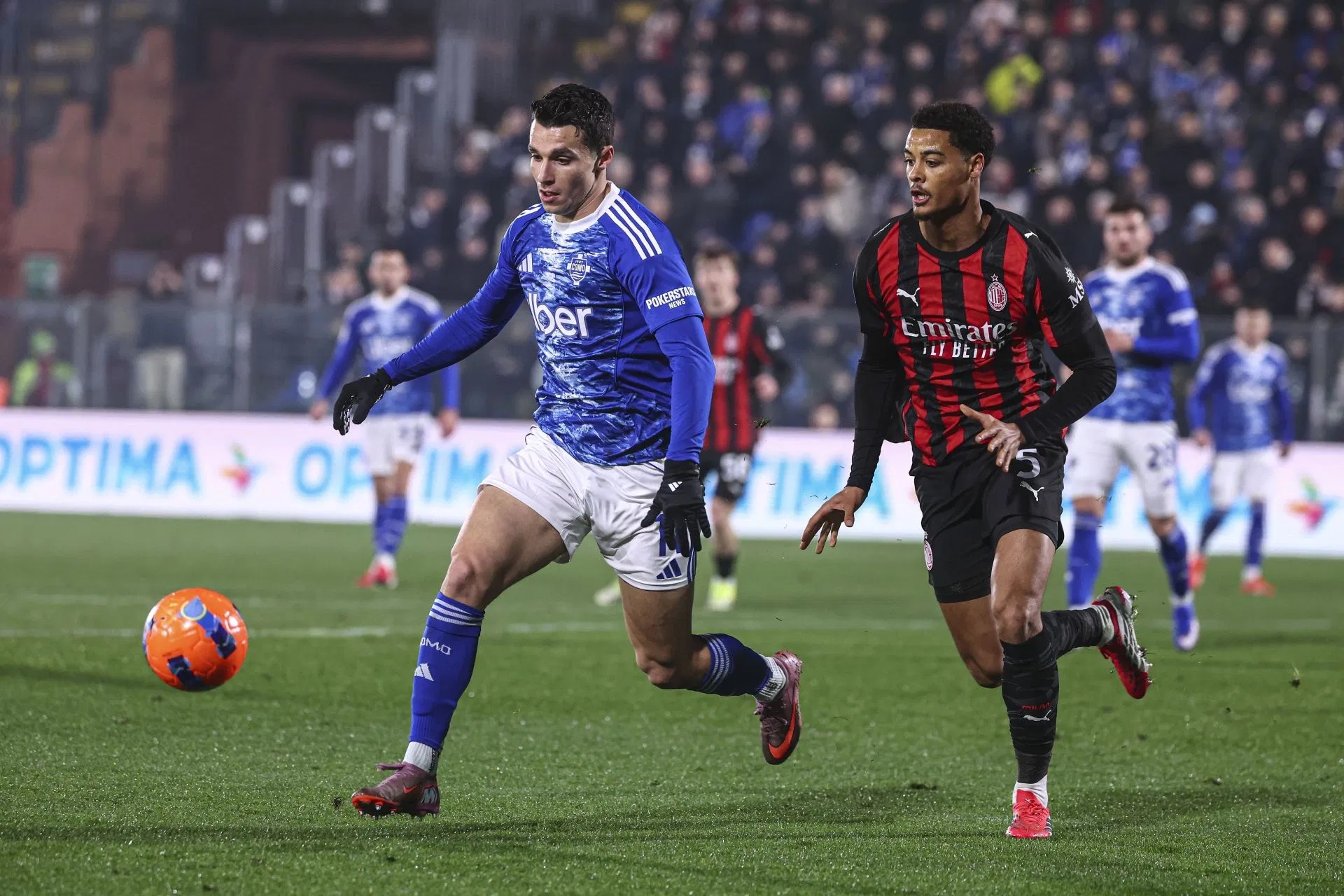 SERIE A ITALIA: AC Milan vs Como.