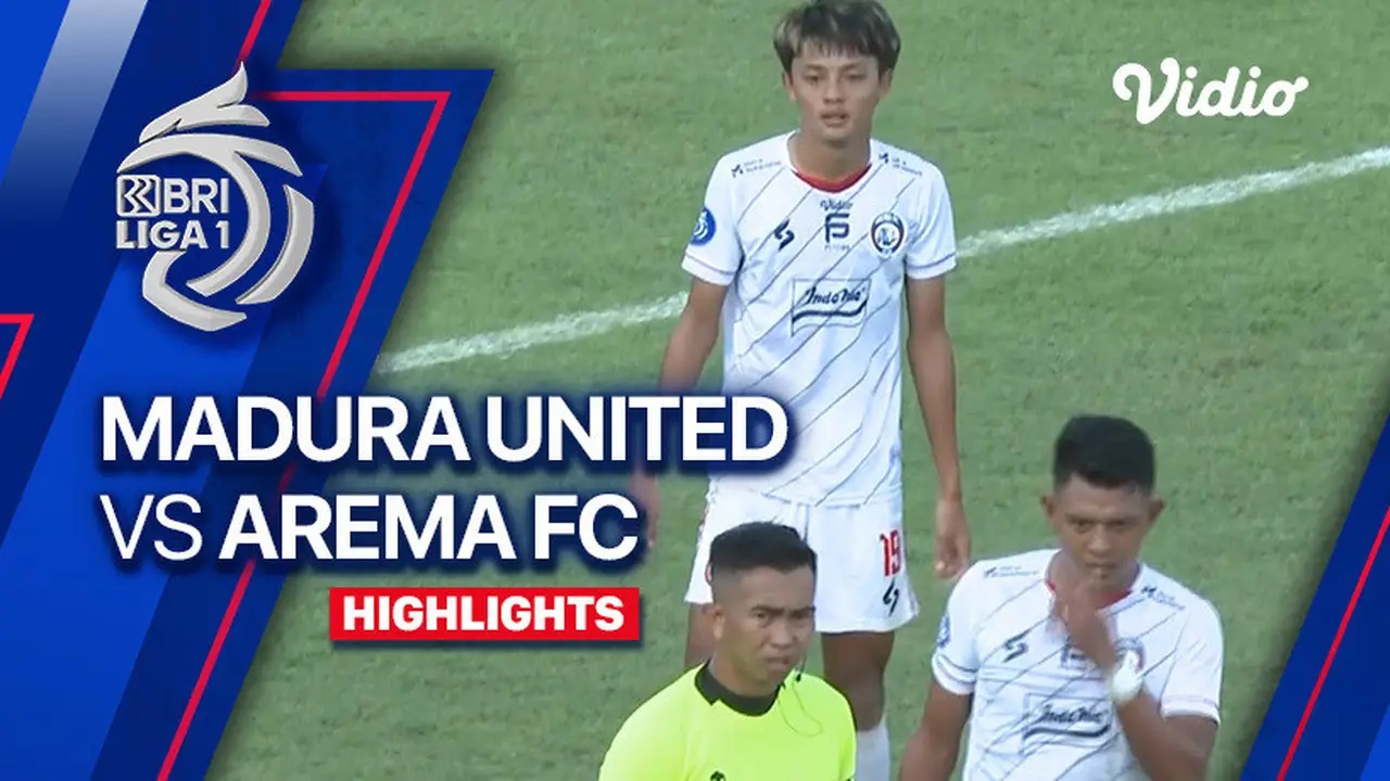 BRI SUPER LEAGUE: Madura United FC vs Arema FC.