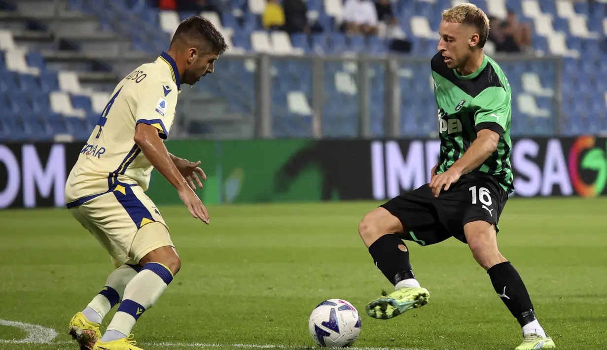 SERIE A ITALIA: Sassuolo vs Verona.
