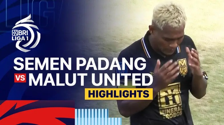 BRI SUPER LEAGUE: Semen Padang FC vs Malut United FC.