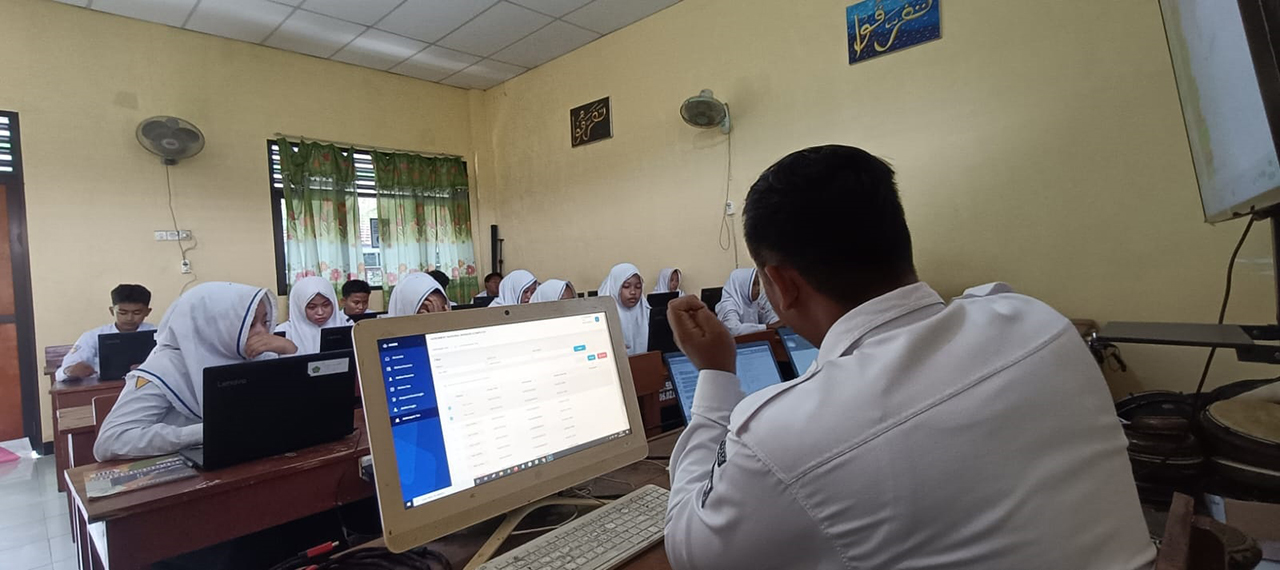 SIMULASI: Simulasi TKA jenjang SMP sudah berlangsung hari keempat kemarin (26/2).