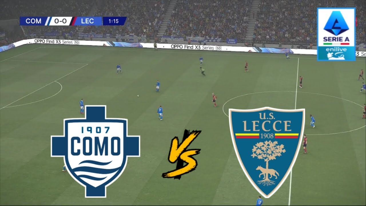 SERIE A ITALIA: Como vs Lecce.