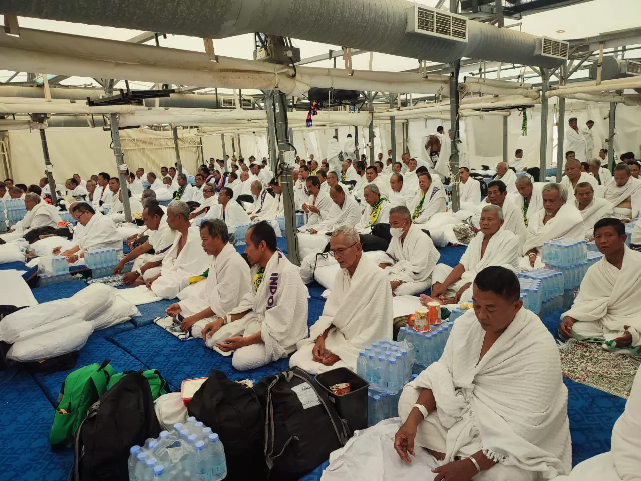 HAJI: Rombongan jemaah haji asal Bojonegoro pada tahun 2025.