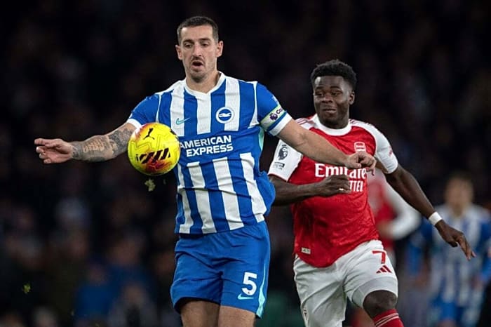 LAGA EPL: Brighton vs Arsenal.