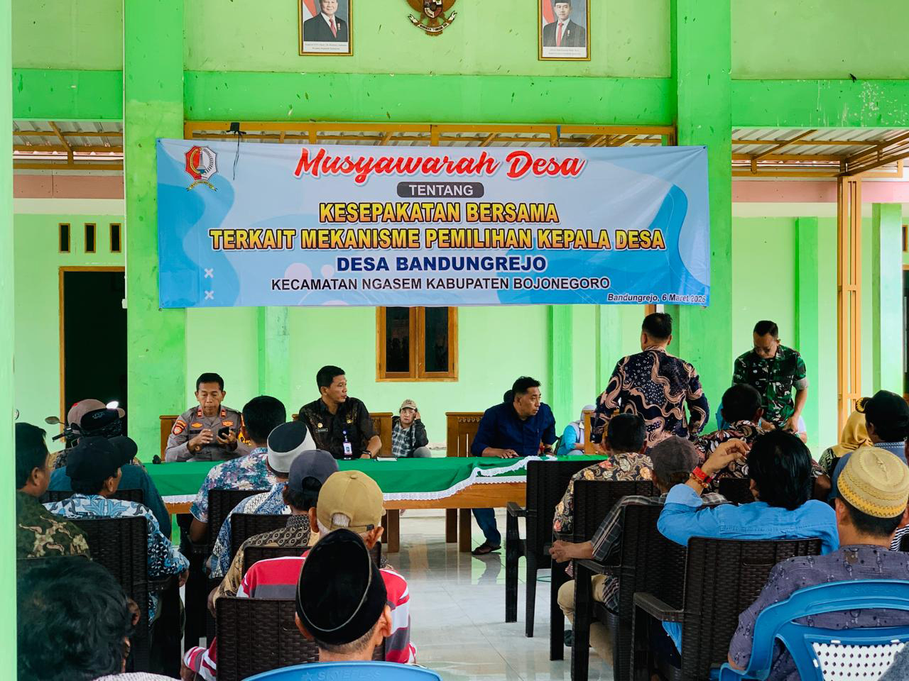 FOKUS SOLUSI: Musdes Bandungrejo, Kecamatan Ngasem fokus mencari solusi untuk mengisi kekosongan kursi kepala desa.