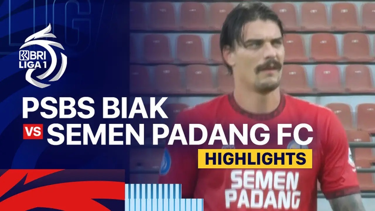 BRI SUPER LEAGUE: PSBS Biak vs Semen Padang FC.