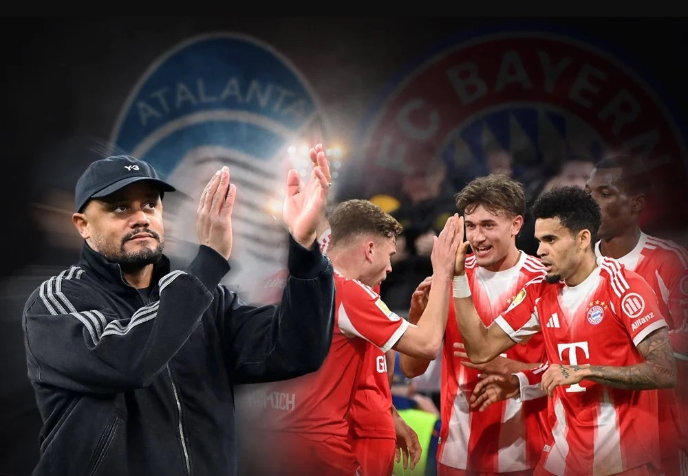 LAGA UCL: Atalanta vs Bayern Munich.