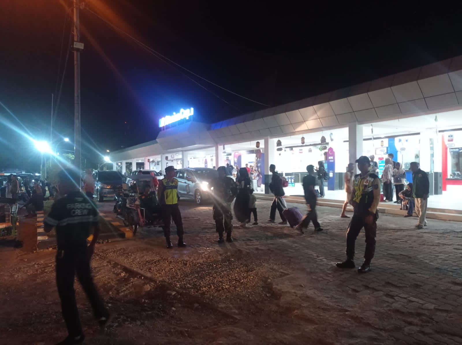 PENGAMANAN: Selama mudik lebaran, pengamanan diperketat agar pemudik nyaman.