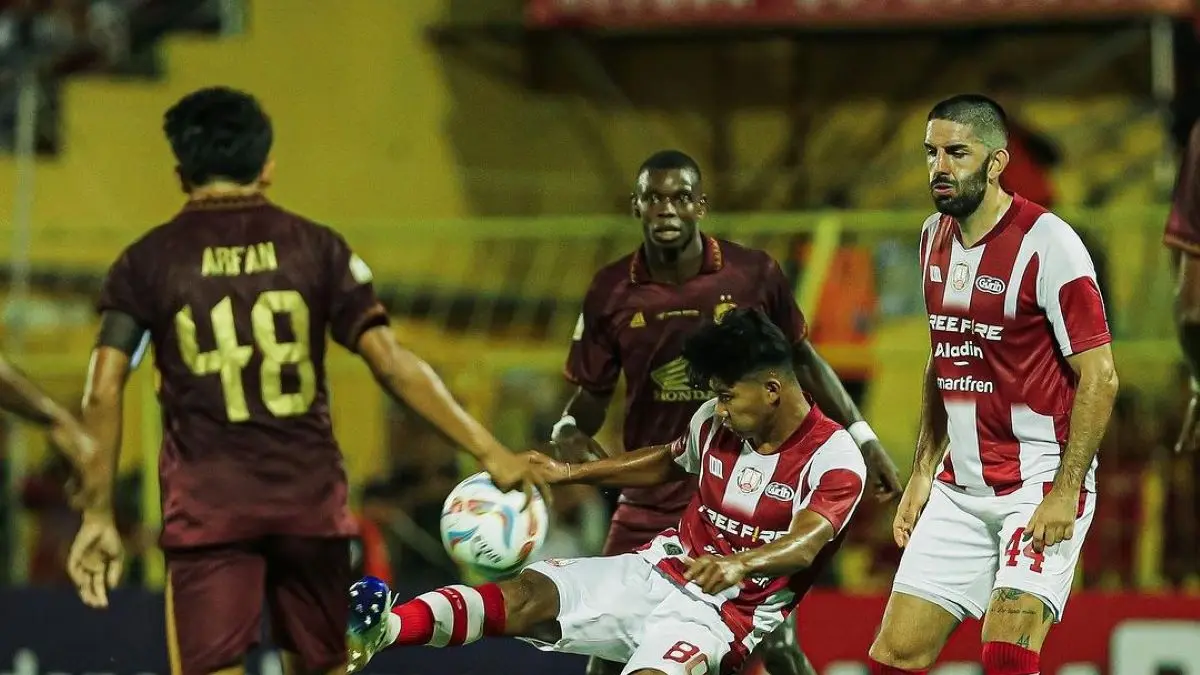 BRI SUPER LEAGUE: PSM Makassar vs Persis Solo.