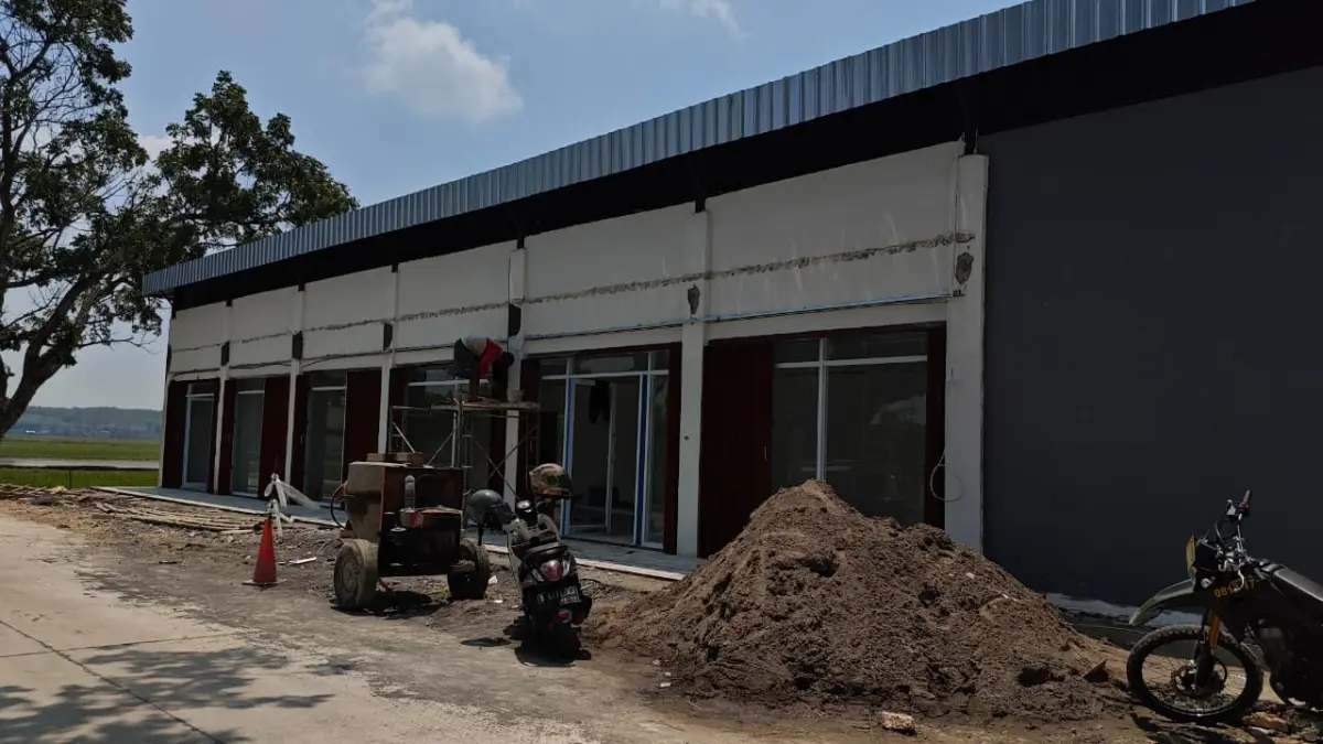 KOPERASI DESA: Kondisi bangunan KDMP Desa Padang, Kecamatan Trucuk yang sempat ambrol plafonnya telah diperbaiki. (ISTIMEWA/RADAR BOJONEGORO)