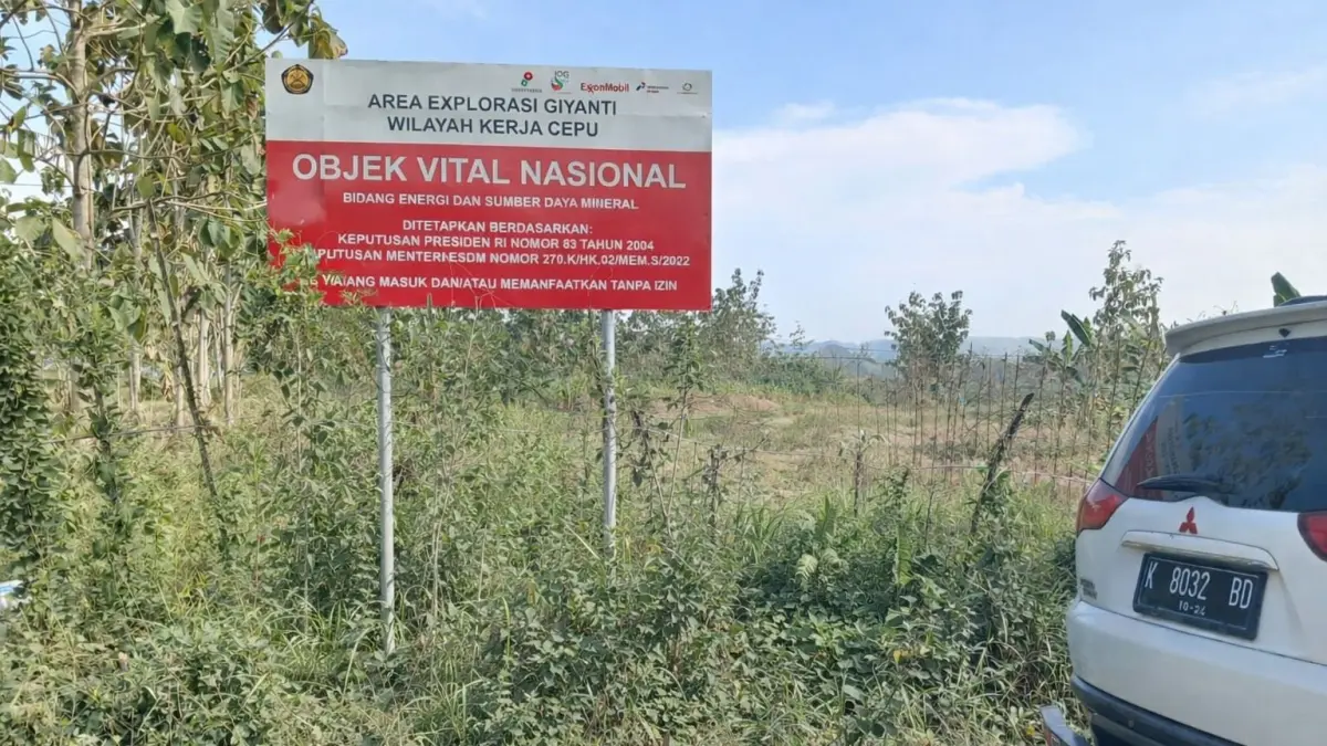 LAPANGAN MIGAS: Salah satu lapangan migas di Blora yang akan dilepaskan. (ISTIMEWA/RADAR BOJONEGORO)