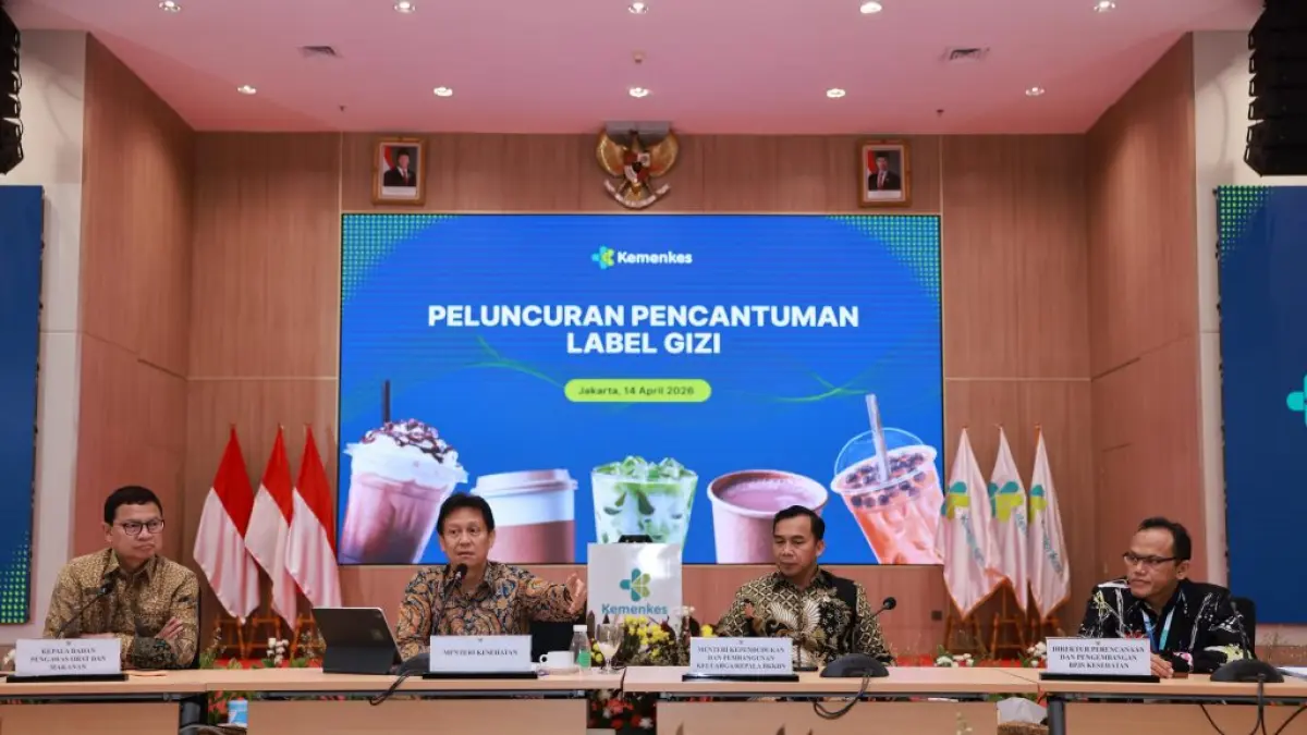 NUTRI LEVEL: Kemenkes RI telah resmi menerapkan label gizi atau Nutri Level pada 14 April 2026.