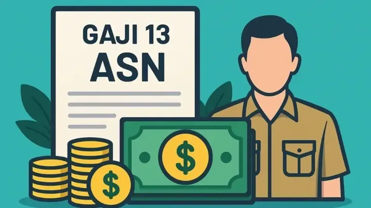 GAJI KE-13 ASN 2026: Cek rincian nominal gaji ke-13 ASN 2026 yang akan cair Juni.