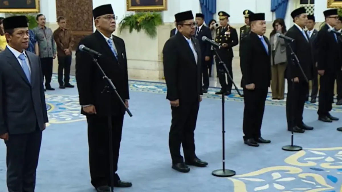 RESHUFFLE KABINET: Presiden Prabowo Subianto lakukan reshuffle kabinet pada 24 April 2026.