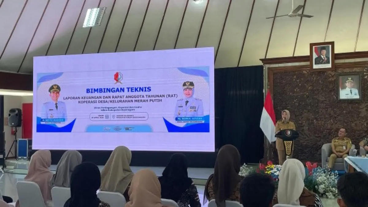 BIMTEK: SDM KDKMP terus ditingkatkan, salah satunya dengan bimtek, dari 430 desa/kelurahan se Kabupaten Bojonegoro. Sebanyak 39 belum membangun gerai KDKMP karena tidak memiliki lahan. (ISTIMEWA/RADAR BOJONEGORO)