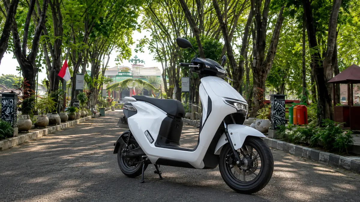 Motor listrik ICON E dari Honda jadi pilihan ideal? (AI/HAKAM ALGHIVARI/RADAR BOJONEGORO)