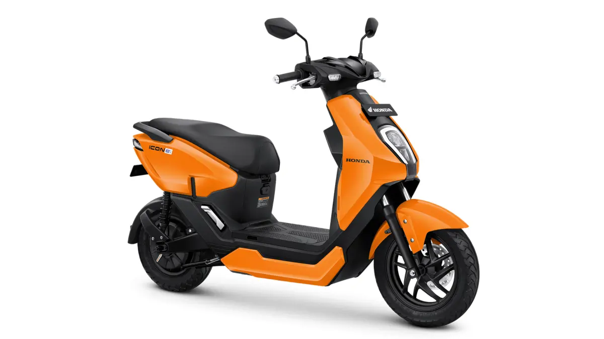 Salah satu model motor skuter listrik dari Honda, ICON E menjadi pilihan paling ekonomis. (MPM)