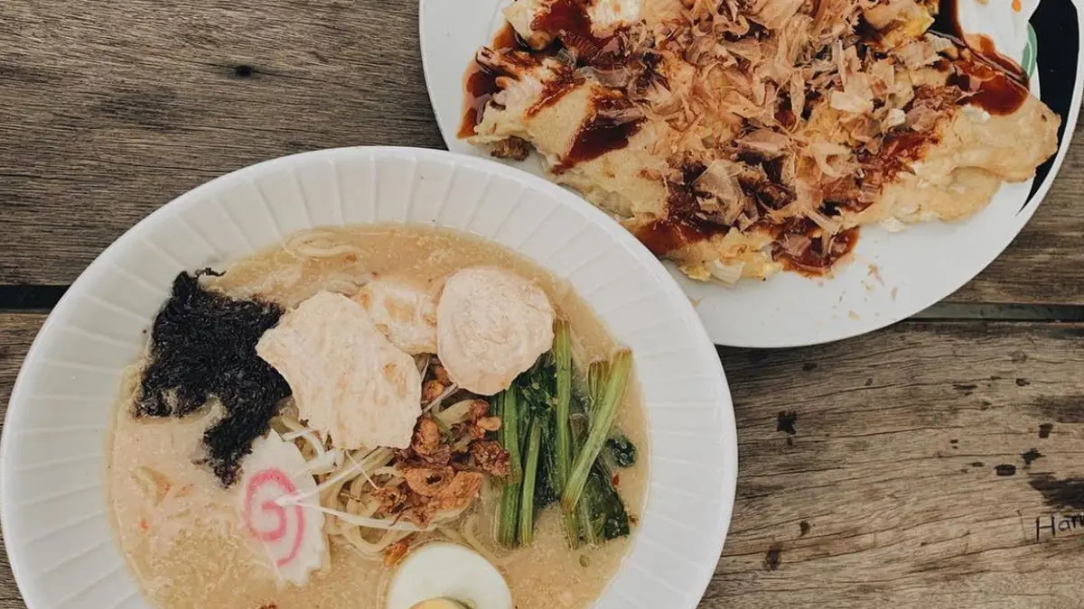 KULINER: Rekomendasi resto ramen halal di Surabaya.