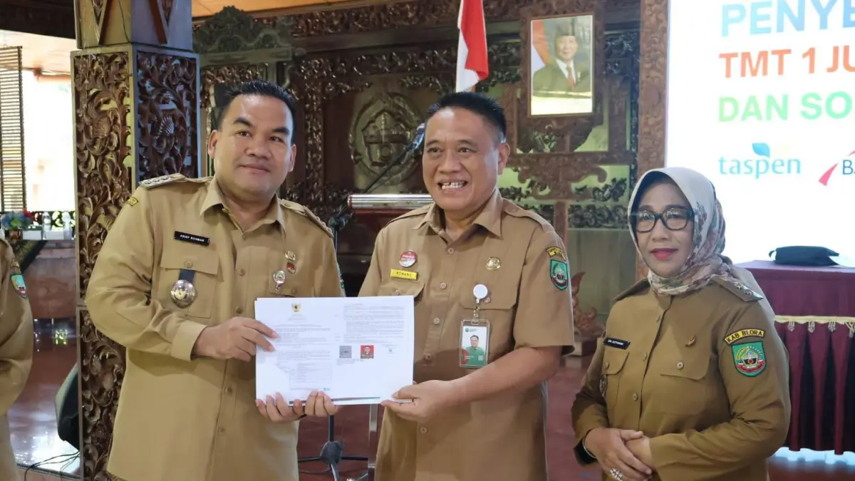 SENIOR: Sekdakab Blora Komang Gede Irawadi memasuki purna tugas terhitung 1 Agustus 2026 mendatang. (ISTIMEWA/RADAR BOJONEGORO)