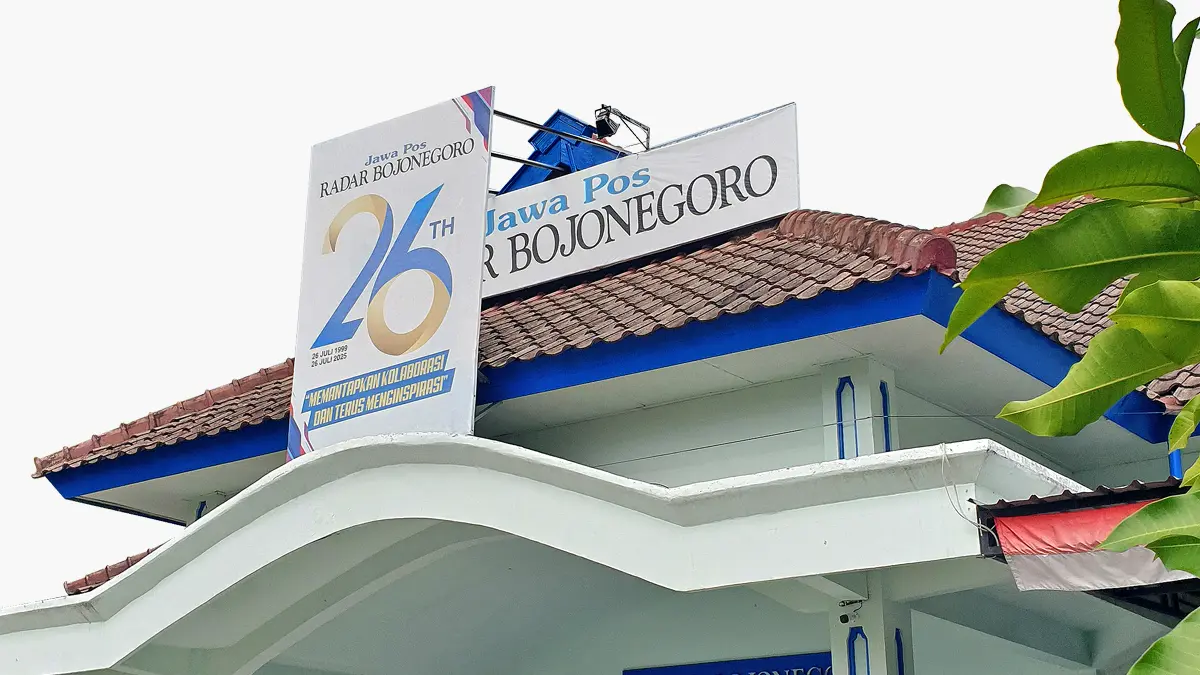 Kantor Jawa Pos Radar Bojonegoro. (HAKAM ALGHIVARI/RADAR BOJONEGORO)