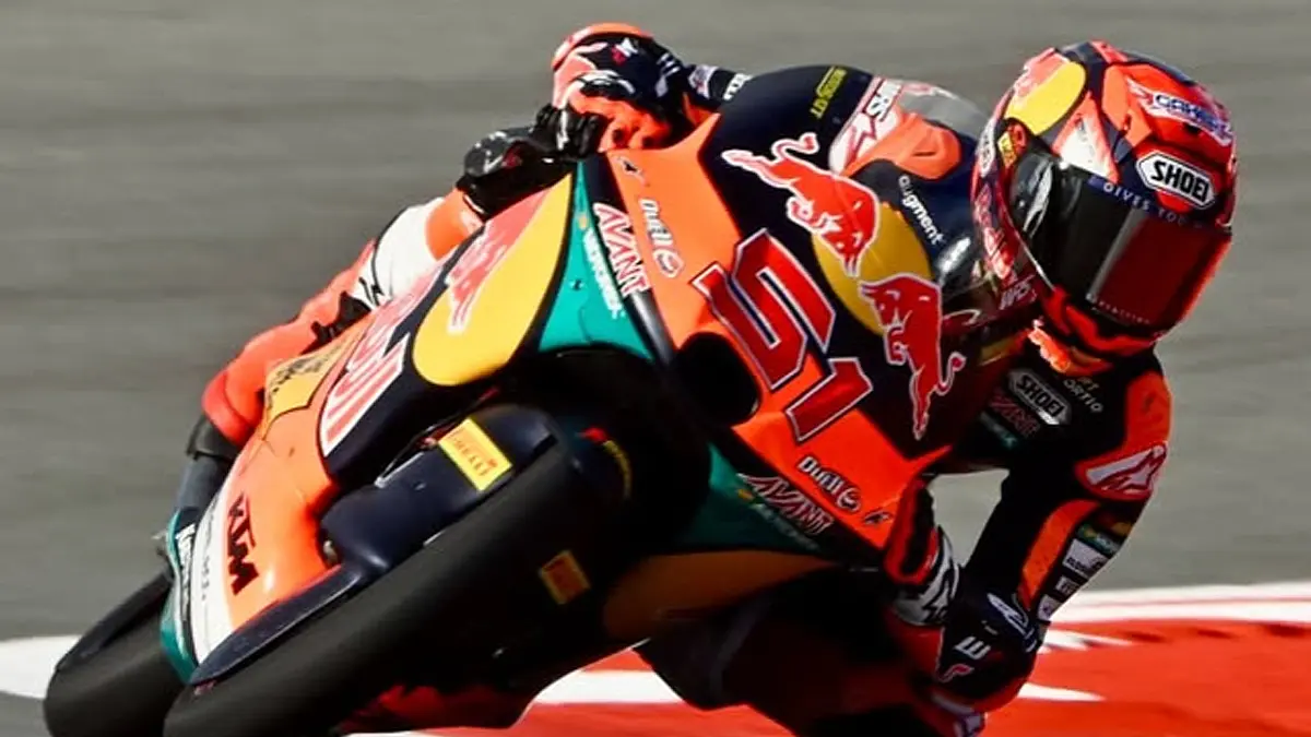 Rookie Brian Urearte didiskualifikasi Moto3 Catalunya. (Instagram @brianuriarte51)