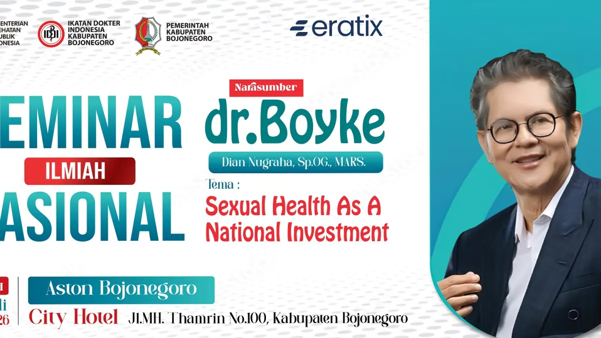 SEMINAR: IDI Cabang Bojonegoro gelar Seminar Ilmiah Nasional dr. Boyke di Aston Bojonegoro City Hotel pada Sabtu, 11 Juli 2026.