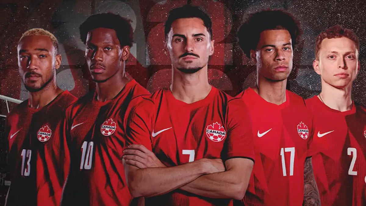 Skuad timnas Kanada siap menghadapi Bosnia. (INSTAGRAM CANADA)