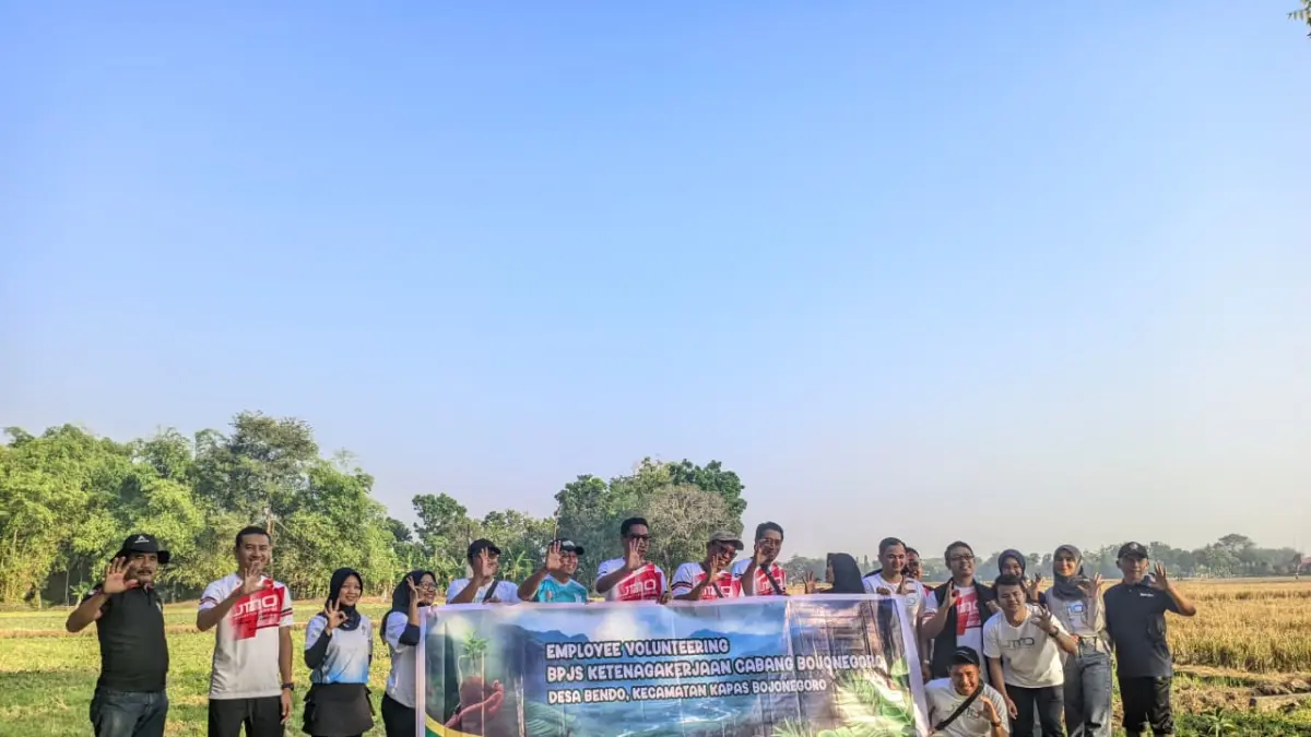 EMPLOYEE VOLUNTEERING: BPJS Ketenagakerjaan Bojonegoro gelar kegiatan emplyee volunteering.