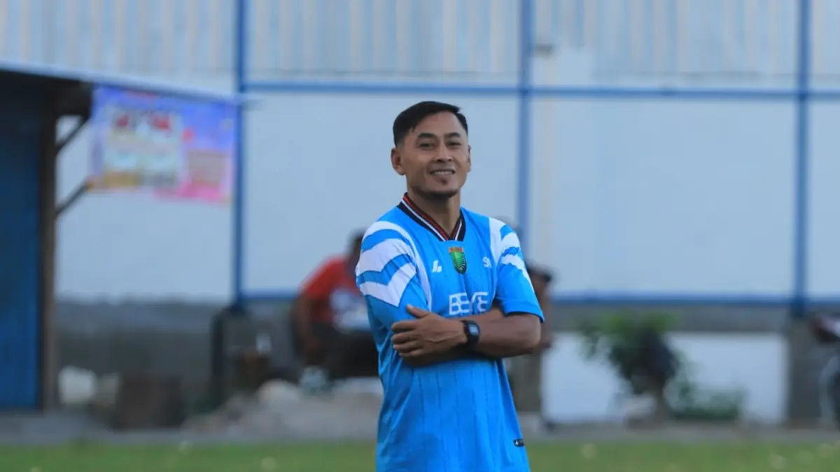 PELATIH BARU: Samsul Arif, Pelatih Persibo U-17. (M. IRVAN RAMADHON/RADAR BOJONEGORO)