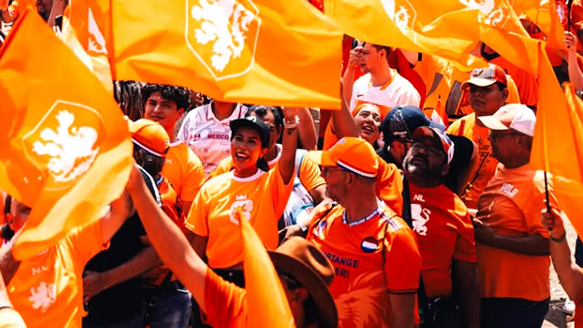 Suporter tim nasional Belanda. (INSTAGRAM KNVB)