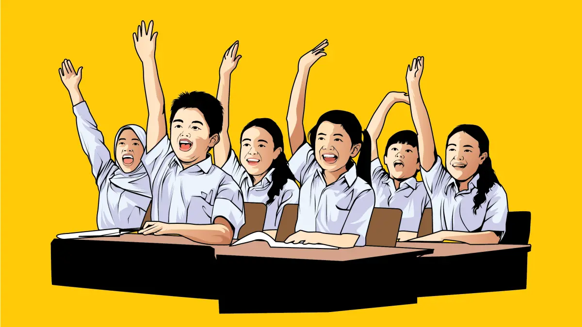 ILUSTRASI SISWA (AINUR OCHIEM/RADAR BOJONEGORO)