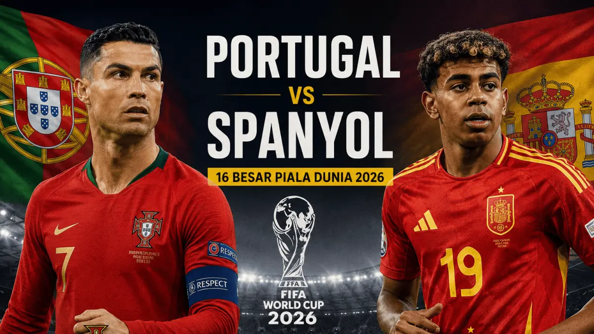 Tebak Skor Portugal vs Spanyol: Duel Iberia Panas, La Roja Lebih Diunggulkan (AI/ Farhan Reza Ardiansyah/ JAWAPOS RADAR BOJONEGORO)