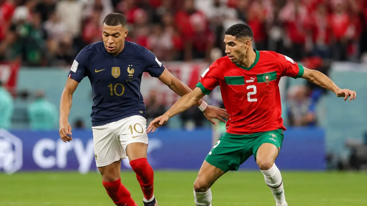 Prediksi Skor Perempat Final Piala Dunia 2026: Prancis vs Maroko, Les Bleus Diunggulkan tetapi Atlas Lions Siap Beri Kejutan (AI/Farhan Reza Ardiansyah/RADAR BOJONEGORO)