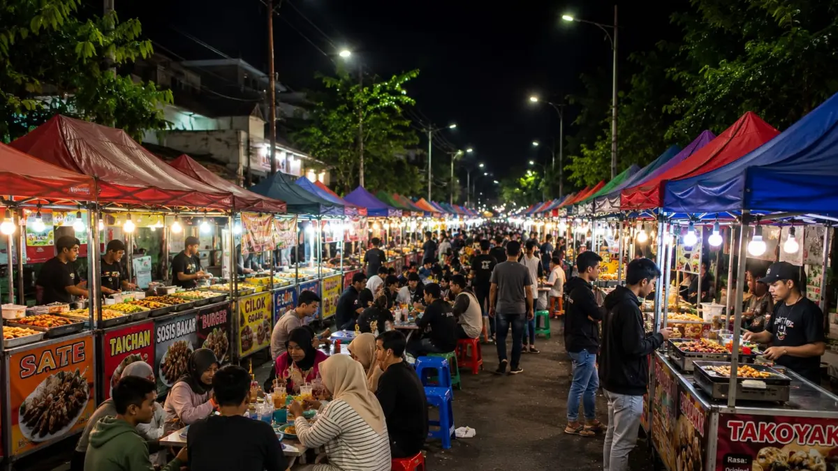 7 Rekomendasi Tempat Street Food di Kota Bojonegoro, Surganya Kuliner Malam (AI/Farhan Reza Ardiansyah/RADAR BOJONEGORO)