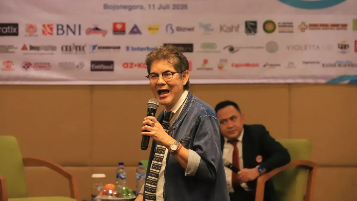 ILMU: Dr. Boyke sedang memaparkan materi (Farhan Reza/RADAR BOJONEGORO)