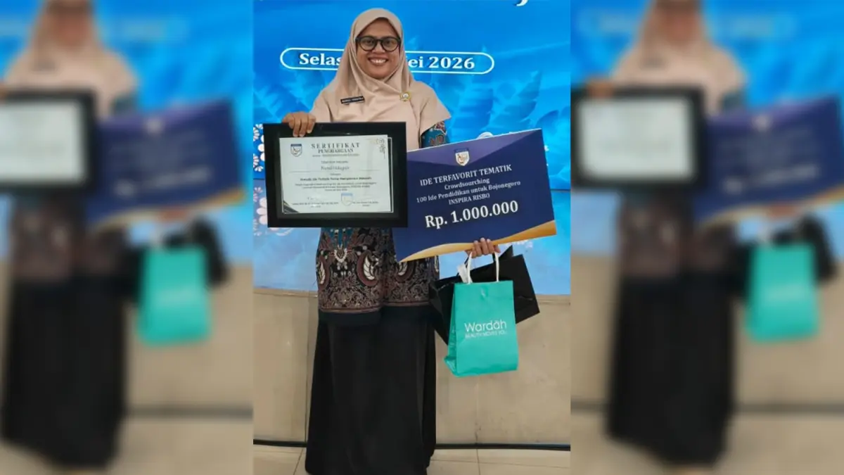 SOSOK Nurul Hidayah Kepala sekolah SD negeri Muhammadyah 2 Bojonegoro