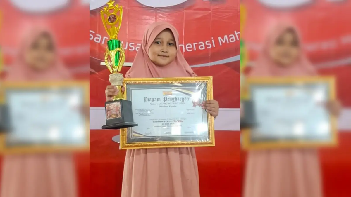 GEMAS: Raisya Khaira Kurniawan Putri (ISTIMEWA/RADAR BOJONEGORO)