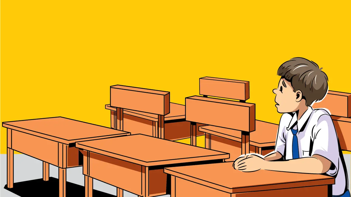ILUSTRASI SISWA (AINUR OCHIEM/RADAR BOJONEGORO)