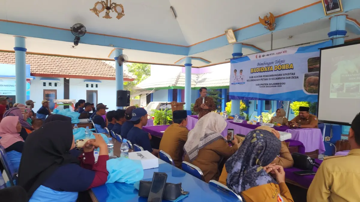 DOMBA KESEJAHTERAAN: KPM domba kesejahteraan diharapkan menekan angka kemisikinan Bojonegoro.&nbsp;(M. IRVAN RAMADHON/RADAR BOJONEGORO)