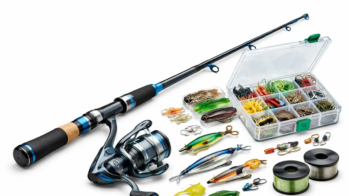 Ilustrasi alat Mancing