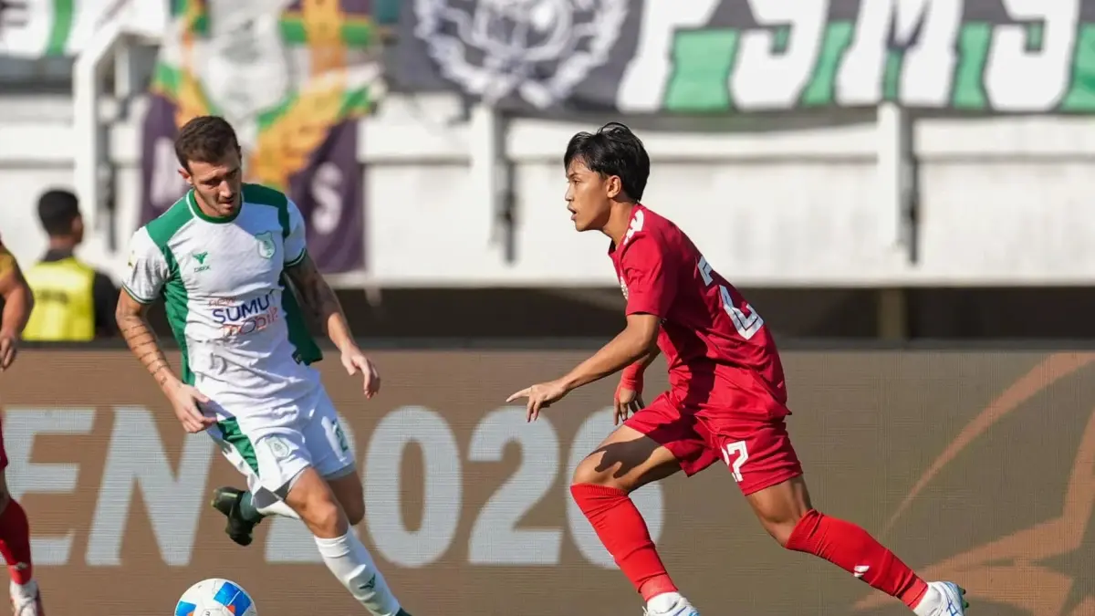 Nathan Fariel Kusuma saat debut ke tim utama di turnamen Piala Presiden 2026. (PERSIJA)