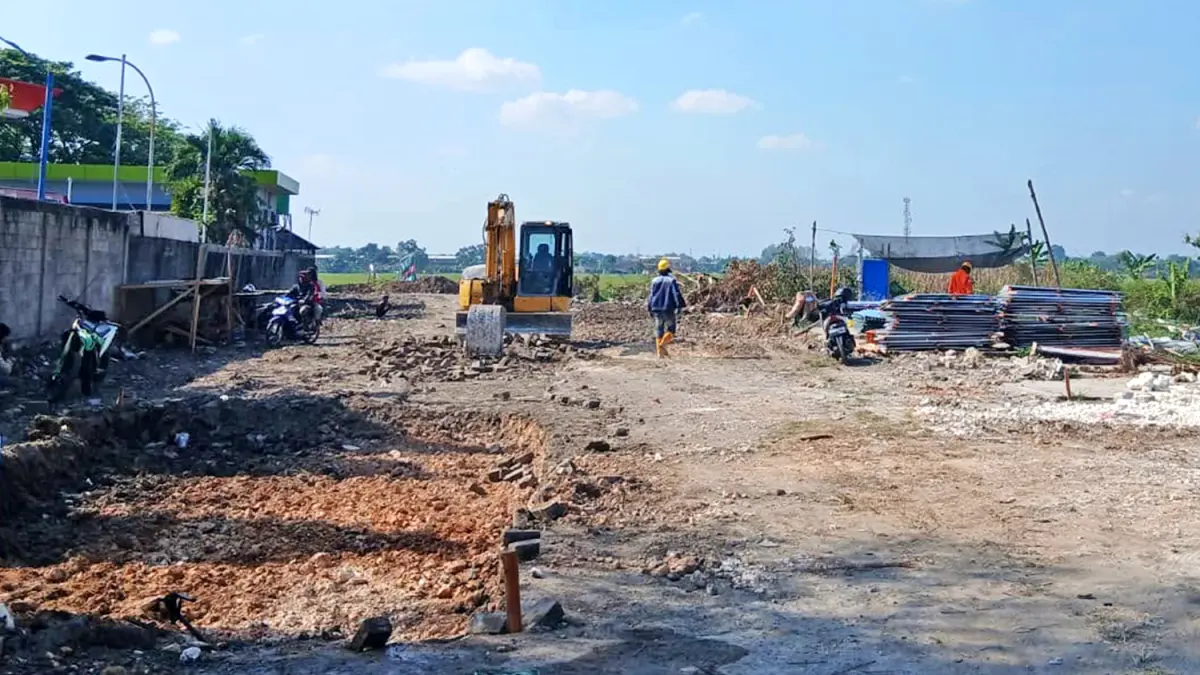 LANGKAH ANTISIPASI: Kejari Blora mulai mengawal pelaksanaan proyek penimbunan lahan Sekolah Rakyat di Kecamatan Cepu. (IST./RDR.BJN)