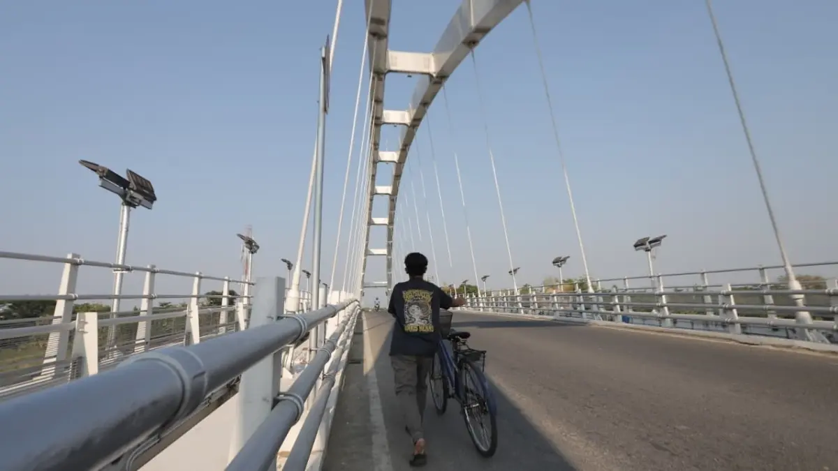 Jembatan Sosrodilogo (ANDIKA/RADAR BOJONEGORO)